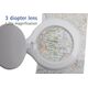 Επιτραπέζιο φωτιστικό Maul MAUL LED Lupenleuchte Iris dimmbar weiß 13672893 4002390078337