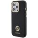 Guess GUHCP15XM4DGPK Apple iPhone 15 Pro Max hardcase Silicone Logo Strass 4G black