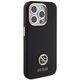 Guess GUHCP15XM4DGPK Apple iPhone 15 Pro Max hardcase Silicone Logo Strass 4G black