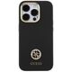 Guess GUHCP15LM4DGPK Apple iPhone 15 Pro hardcase Silicone Logo Strass 4G black