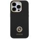 Guess GUHCP15XM4DGPK Apple iPhone 15 Pro Max hardcase Silicone Logo Strass 4G black