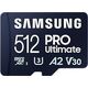 Karta Samsung Pro Ultimate MicroSDXC 512 GB Class 10 UHS-I/U3 A2 V30 (MB-MY512SB/WW)