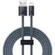 Kabel USB Baseus USB-A - Lightning 2 m Szary (CALD000516)
