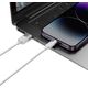 Kabel USB Baseus USB-A - microUSB + Lightning 1.2 m Biały (BSU3940)
