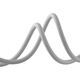 Kabel USB Baseus USB-A - microUSB + Lightning 1.2 m Biały (BSU3940)