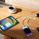 Kabel USB Baseus USB-A - microUSB + Lightning 1.2 m Biały (BSU3940)