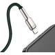 Kabel USB Baseus USB-A - Lightning 1 m Zielony (baseus_20210316154707)