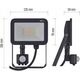 Προβολέας Emos Προβολέας LED Emos Profi PIR ZS2722 20W 2200lm 4000K IP65 Αισθητήρας κίνησης PIR μαύρο 12523207 8592920105825