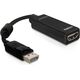 Adapter AV Delock DisplayPort - HDMI czarny (61849)
