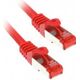 InLine Patchcord, Cat.6, S/FTP, 0.5m, czerwony (76450R)