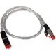InLine Patchcord, Cat.6, S/FTP, 0.5m, przeźroczysty (76450T)
