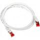 InLine Patchcord, Cat.6, S/FTP, 1m, biały (76411W)