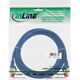 InLine Patchcord Cat.6, S/FTP, 250MHz, PVC, 5m, niebieski (76405B)