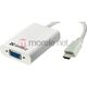 Adapter AV Sandberg HDMI - D-Sub (VGA) + Jack 3.5mm 0.15m biały (50877)