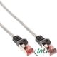 InLine Patchcord, Cat.6, S/FTP, 0.5m, przeźroczysty (76450T)
