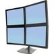 Ergotron Stojak biurkowy na 4 monitory do 24" DS100 (33-324-200)