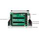 Kieszeń Icy Dock Wewnętrzna obudowa na 3 dyski 3,5" SATA, Raid Backplane (MB153SP-B)