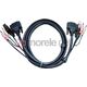 Aten Kable KVM, 3m, Czarny (2L7D03UD)