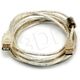 Kabel USB InLine USB-A - USB-A 5 m Biały (34605Q)