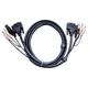 Aten Kable KVM, 3m, Czarny (2L-7D03U)