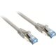 InLine Patch kabel sieciowy Cat.6A, S/FTP (PiMf), 500MHz, szary, 3m (76803)