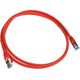 InLine Patch kabel sieciowy Cat.6A, S/FTP (PiMf), 500MHz, czerwony, 1,5m (76814R)