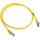 InLine Patch kabel sieciowy Cat.6A, S/FTP (PiMf), 500MHz, żółty, 1m (76811Y)