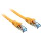 InLine Patch kabel sieciowy Cat.6A, S/FTP (PiMf), 500MHz żółty 0,5m (76850Y)