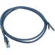InLine Patch kabel sieciowy Cat.6A, S/FTP (PiMf), 500MHz, niebieski, 1,5m (76814B)