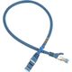 InLine Patch kabel sieciowy Cat.6A, S/FTP (PiMf), 500MHz, niebieski, 0,5m (76850B)
