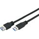 Kabel USB OEM USB-A - USB-A 1.8 m Czarny (93998)
