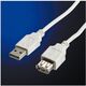 Kabel USB Value USB-A - 0.8 m Biały (11.99.8946-50)