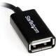 Adapter USB StarTech microUSB - USB Czarny  (UUSBOTGRA)