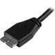 Kabel USB StarTech USB-A - micro-B 2 m Czarny (USB3AUB2MS)