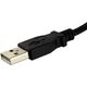 Kabel USB StarTech USB-A - USB-A 0.6 m Czarny (USBPNLAFAM2)