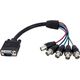Kabel StarTech D-Sub (VGA) - BNC x5 0.3m czarny (VGABNCMF1)