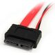 StarTech SATA - SATA Slimline + Molex, 0.3m, Czerwony (SLSATAF12)