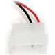 StarTech SATA - SATA Slimline + Molex, 0.3m, Czerwony (SLSATAF12)
