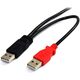 Kabel USB StarTech 2x USB-A - 1.8 m Czarny (USB2HABMY6)