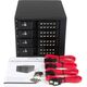 Kieszeń StarTech na 4 dyski twarde 3.5", SATA, SAS (HSB4SATSASBA)