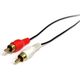 Kabel StarTech Jack 3.5mm - RCA (Cinch) x2 0.9m czarny (MU3MMRCA)