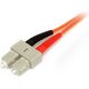 StarTech Patchcord Światłowodowy LC - SC 2M (FIBLCSC2)