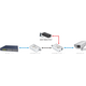 Axis T8640 POE+ over COAX adapter (5026-401)