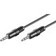 Kabel Goobay Jack 3.5mm - Jack 3.5mm 1.5m czarny (51659)
