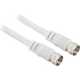 Kabel Goobay Antenowy (F) 10m biały (11742)