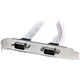 StarTech Adapter na śledziu 2x IDC (10 pin) - 2x DB-9 (9-pin) (PLATE9M2P16)
