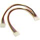 Goobay Molex - Molex x2, 0.2m, Wielokolorowy (50684)
