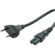 Kabel zasilający Roline Euro-C7, 1.8m, czarny (19.07.2096)