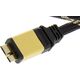 Kabel USB Roline USB-A - 2 m Czarny Złoty (11.02.8879)