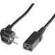 Kabel zasilający Roline Schuko IEC320-C19 16A/250V, 2m, czarny (19.08.1552)